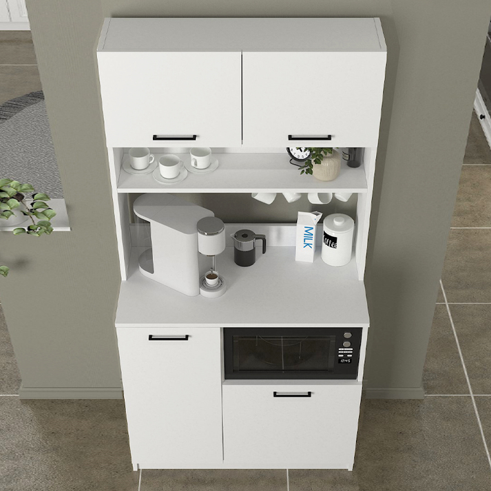 Έπιπλο κουζίνας Tuco 2 χρώμα λευκό 90x40x180εκ.