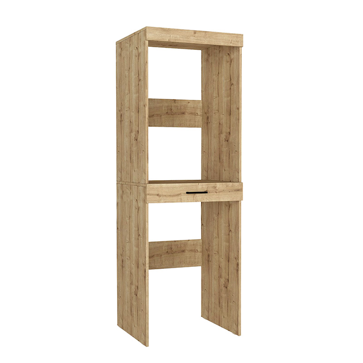 Έπιπλο πλυντηρίου - στεγνωτηρίου Fika χρώμα sapphire oak 67x61,8x198,5εκ.