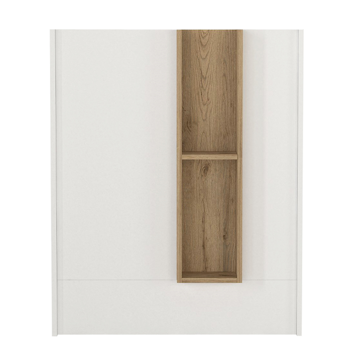 Γραφείο υποδοχής - reception Bonveno χρώμα λευκό - sepet oak 90x43,2x110εκ.