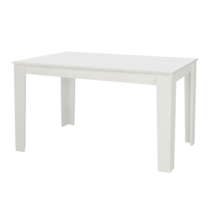Τραπέζι Darlen χρώμα λευκό 125x72x74εκ.