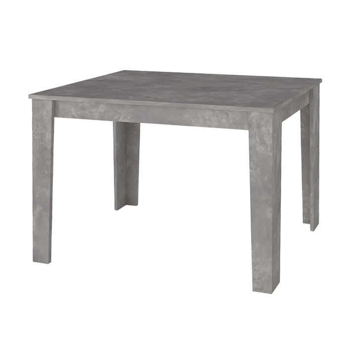 Τραπέζι Darlen γκρι σκυροδέματος 125x72x74 εκ.