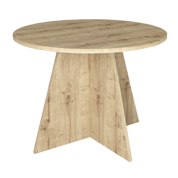 Τραπέζι Tailor χρώμα sapphire oak Ø100x75,7εκ.