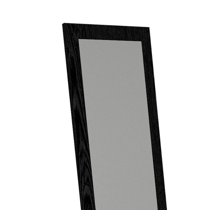 Καθρέπτης δαπέδου - τοίχου Lalu χρώμα sencron black 40x150εκ.