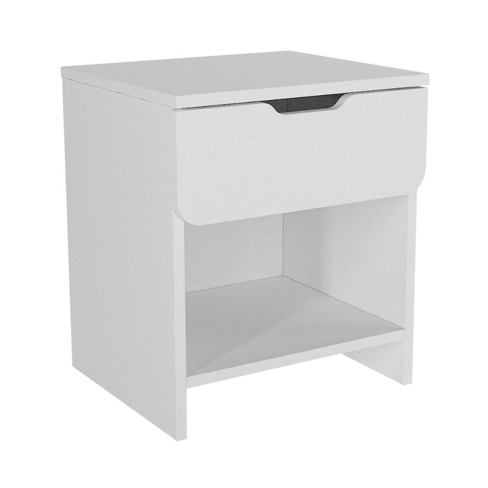 Mida bedside cabinet white 45x40x52 cm