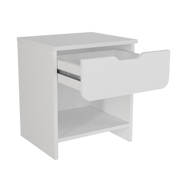 Mida bedside cabinet white 45x40x52 cm