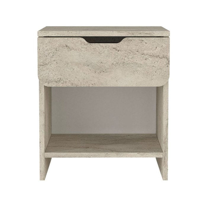 Mida bedside cabinet travertine 45x40x52 cm