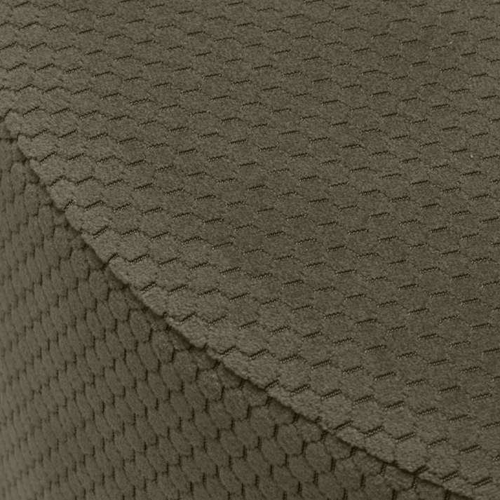 Σκαμπώ Genma υφασμάτινο χρώμα πράσινο 80x40x40εκ.