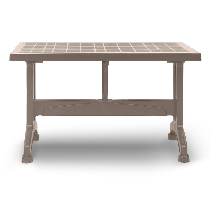 Τραπέζι πολυπροπυλενίου Callan χρώμα cappuccino 140x80x73εκ.