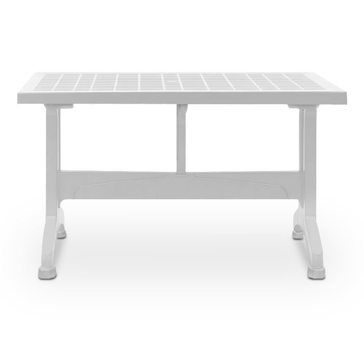 Τραπέζι πολυπροπυλενίου Callan χρώμα λευκό 140x80x73εκ.