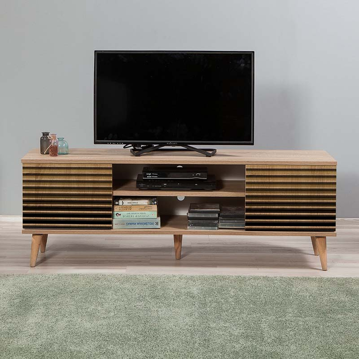 Έπιπλο τηλεόρασης Soho χρώμα sonoma 140x40x50 εκ.