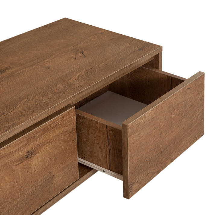 Έπιπλο τηλεόρασης Amedeo χρώμα καρυδί 140x40x50εκ.