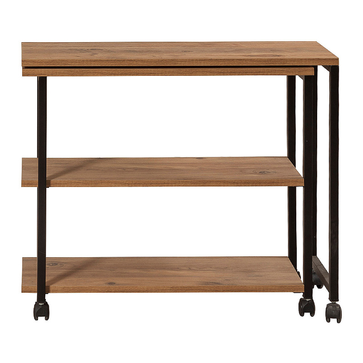 Τραπεζάκι βοηθητικό Frenk πολυμορφικό χρώμα atlantic pine 76x30x66εκ.