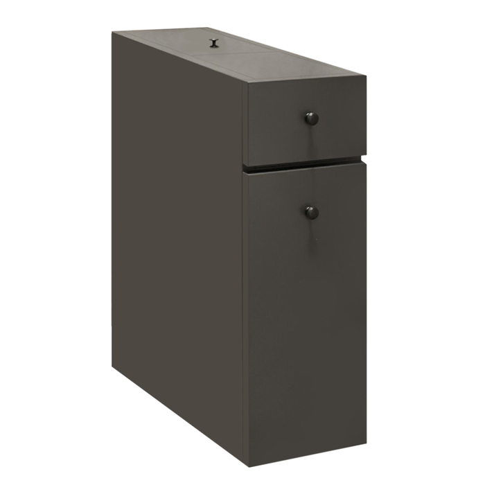 Ντουλάπι μπάνιου Calencia χρώμα ανθρακί 20x60x55εκ.