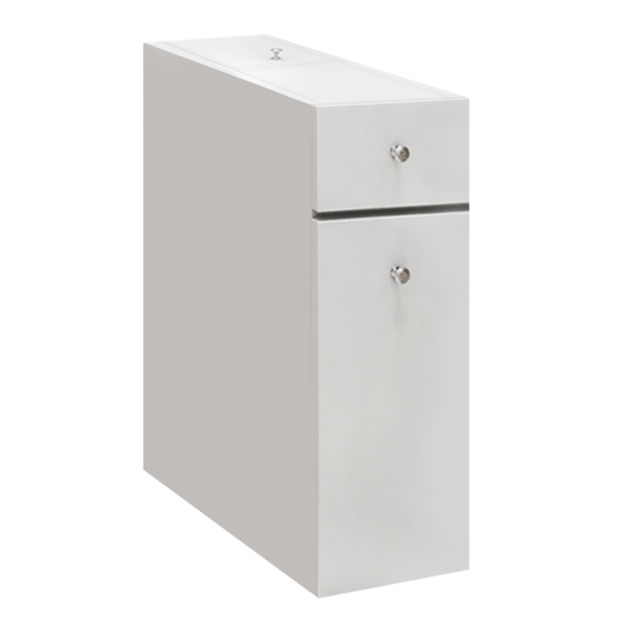 Ντουλάπι μπάνιου Calencia χρώμα λευκό 20x60x55εκ.