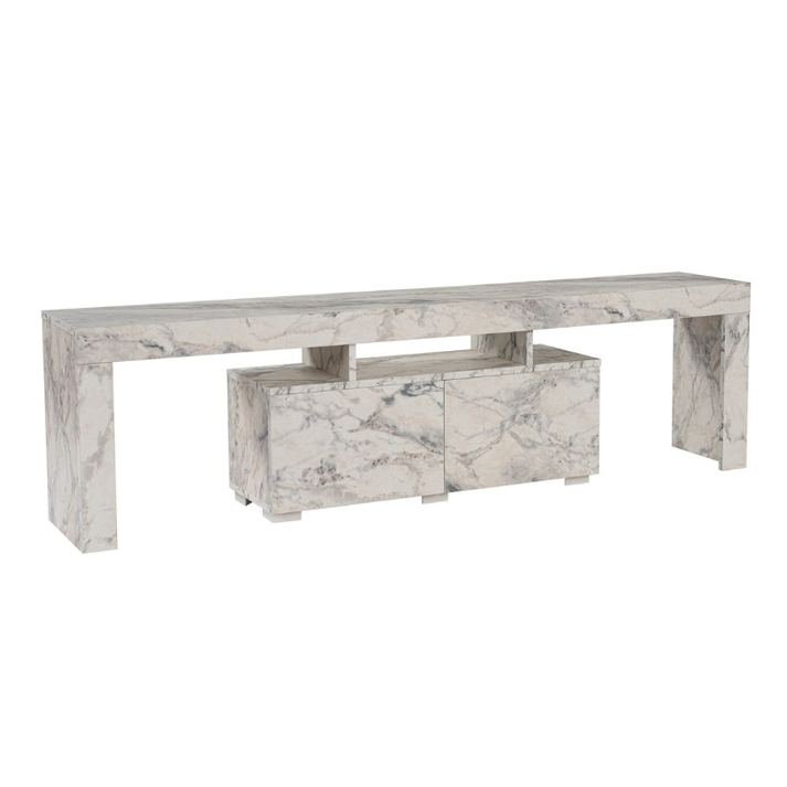 Έπιπλο τηλεόρασης Enclave χρώμα εφέ μαρμάρου 180x31,3x50εκ.