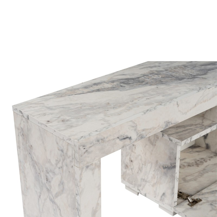 Έπιπλο τηλεόρασης Enclave χρώμα εφέ μαρμάρου 180x31,3x50εκ.