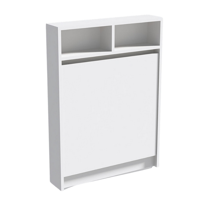 Τραπέζι επιτοίχιο πτυσσόμενο Bracke χρώμα λευκό 70x15x96εκ.