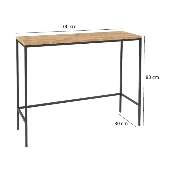 Κονσόλα Canva Atlantic Pine 100x30x80 εκ.