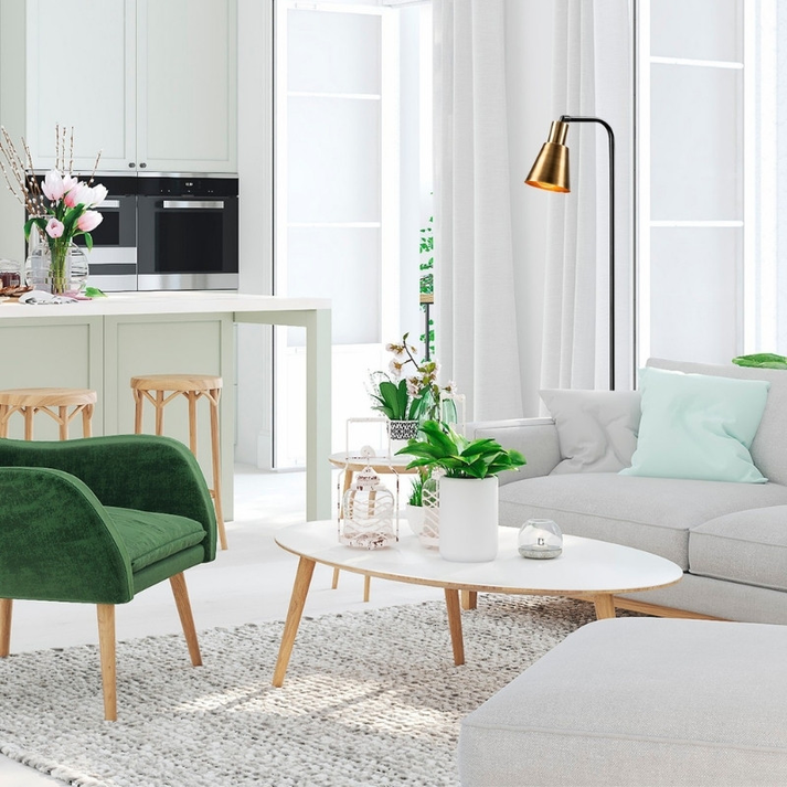 Φωτιστικό δαπέδου Balbin E27 μεταλλικό χρώμα μαύρο - χρυσό vintage Ø30x120εκ.