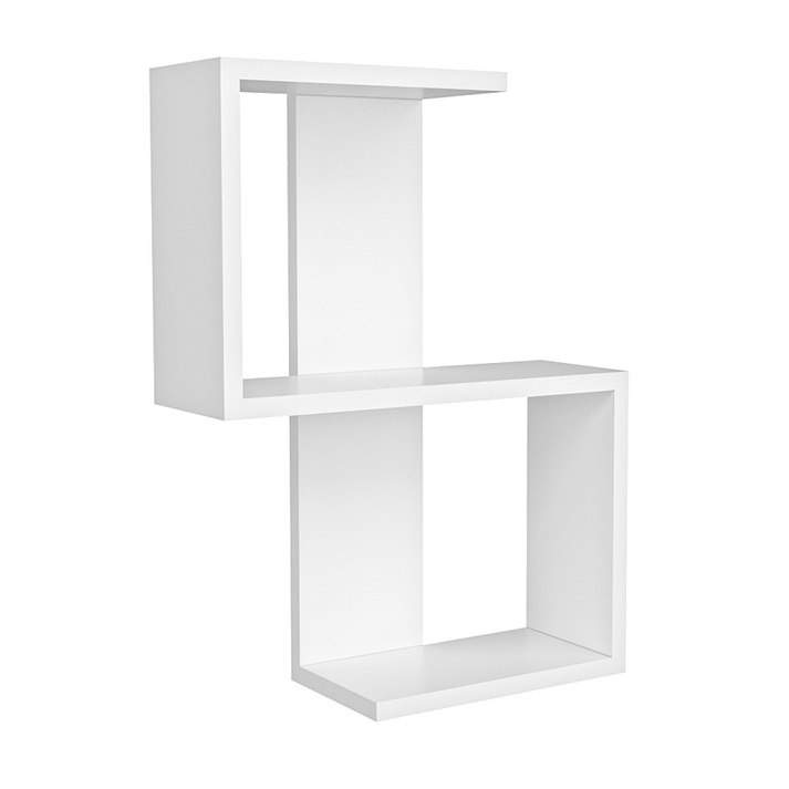 Ραφιέρα τοίχου Octa χρώμα λευκό 45x16,4x60εκ.