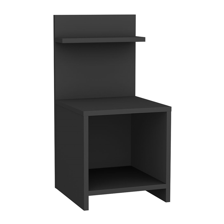 Κομοδίνο Ulman χρώμα ανθρακί 35x37x72εκ.