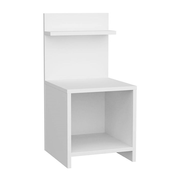 Κομοδίνο Ulman χρώμα λευκό 35x37x72εκ.