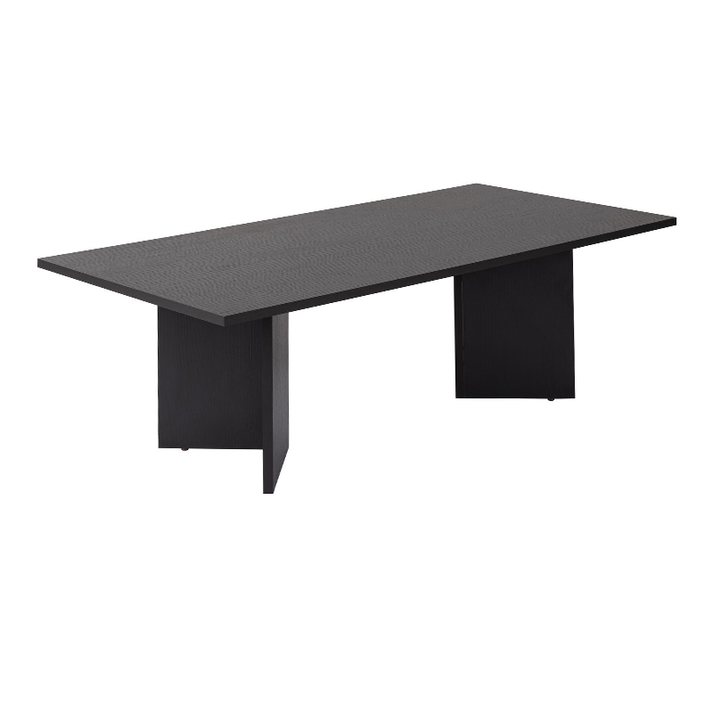 Τραπεζάκι σαλονιού Sabin χρώμα μαύρο 119x60x40εκ.