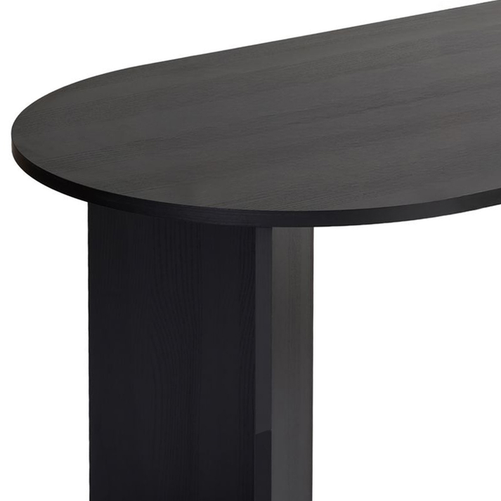 Τραπέζι Sablin χρώμα black wood 180x89,5x75εκ.