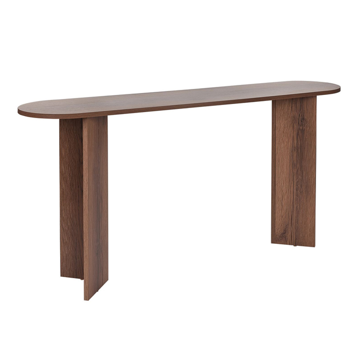Κονσόλα Sira χρώμα καρυδί 150x35x75εκ.