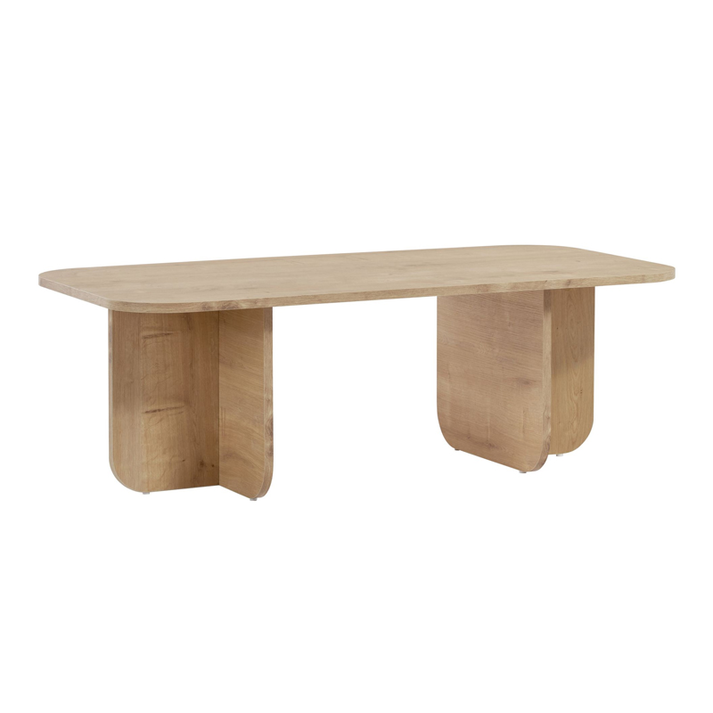 Τραπεζάκι σαλονιού Becaj χρώμα sapphire oak 120x60x41,4εκ.