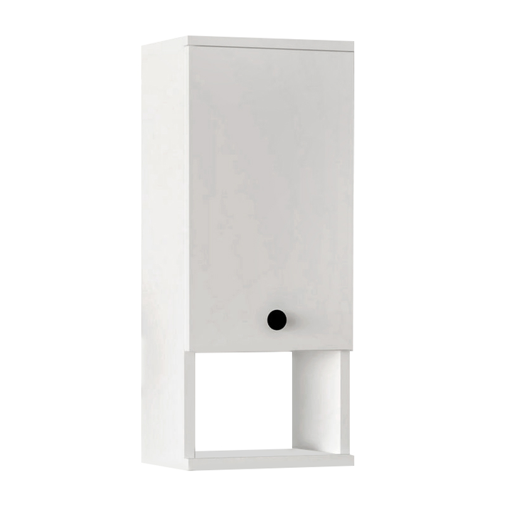 Ντουλάπι μπάνιου επιτοίχιο Mis χρώμα λευκό 30x21,8x71εκ.