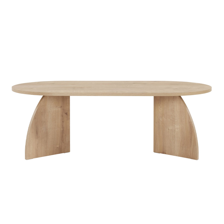 Τραπεζάκι σαλονιού Melina χρώμα sapphire oak 120x60x40εκ.