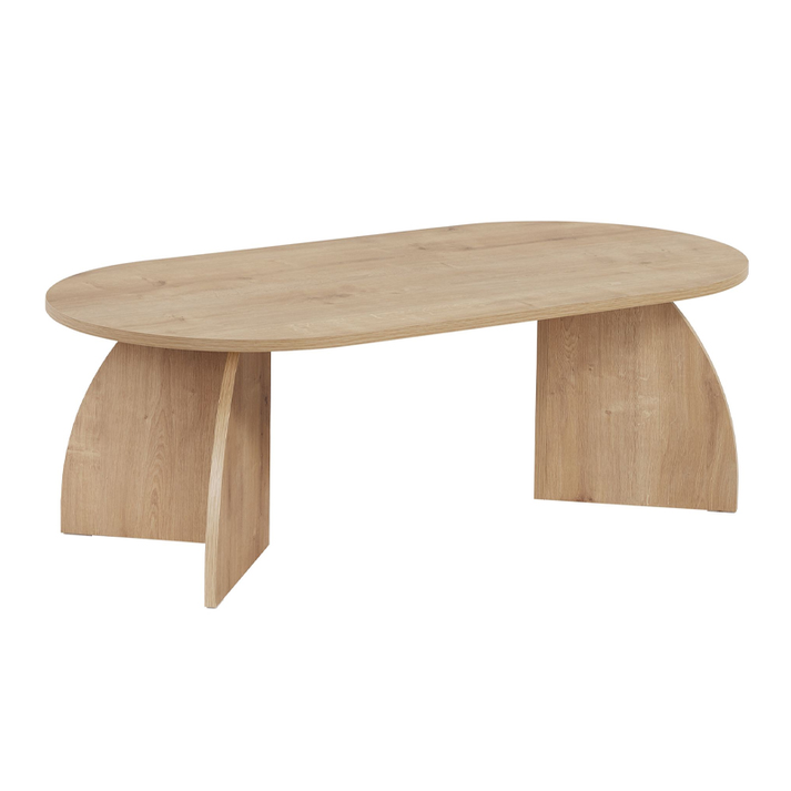 Τραπεζάκι σαλονιού Melina χρώμα sapphire oak 120x60x40εκ.