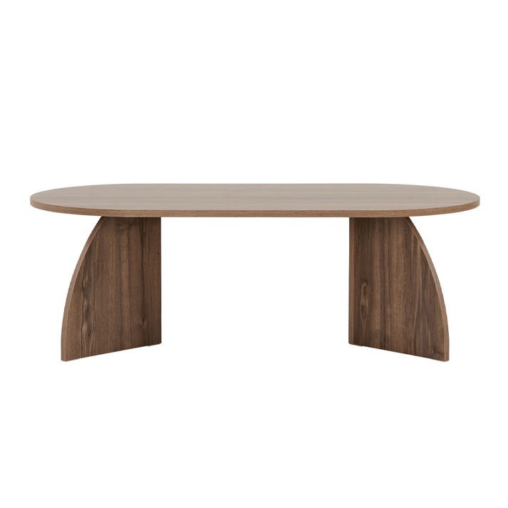 Τραπεζάκι σαλονιού Melina χρώμα καρυδί 120x60x40εκ.