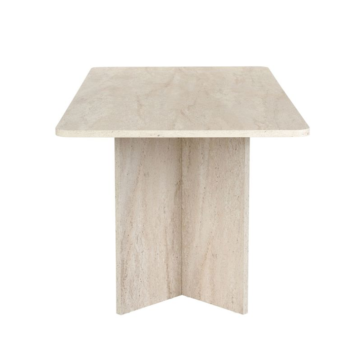 Τραπέζι Linza χρώμα travertine 180x90x75εκ.