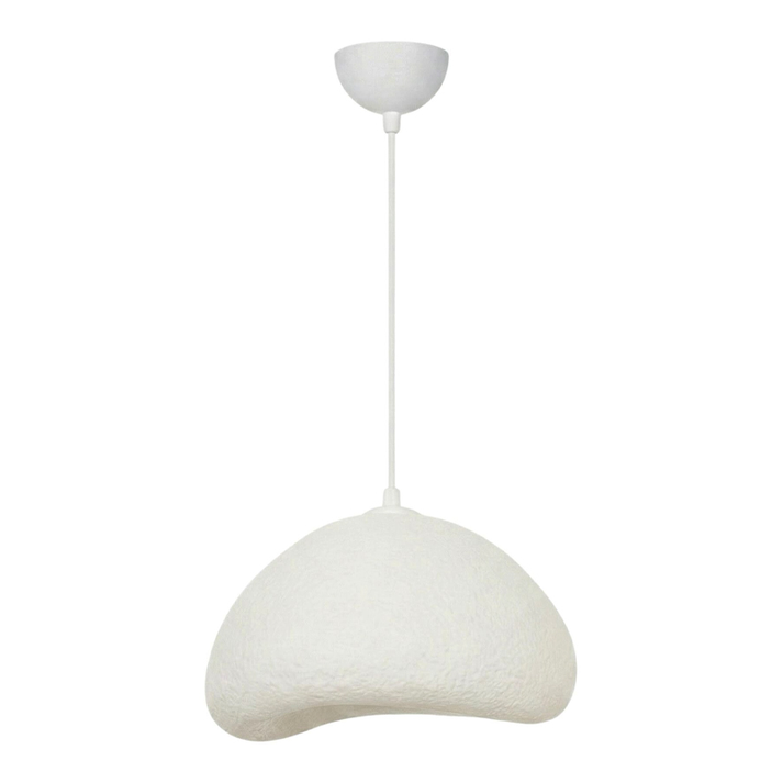 Φωτιστικό οροφής Luna E27 fiberglass μονόφωτο χρώμα λευκό 30x21x120εκ.