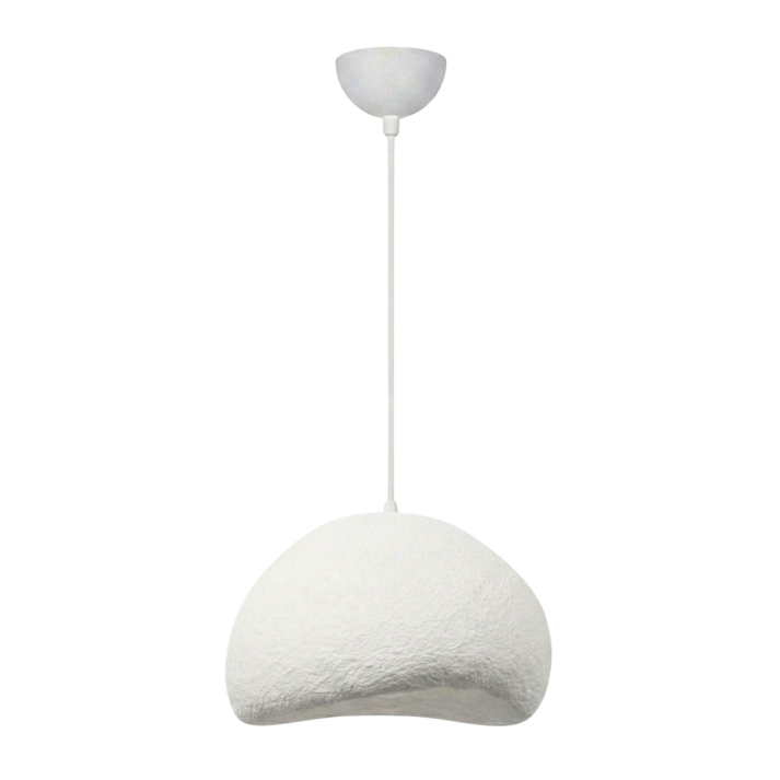 Φωτιστικό οροφής Loval E27 fiberglass μονόφωτο χρώμα λευκό 50x44x120εκ.