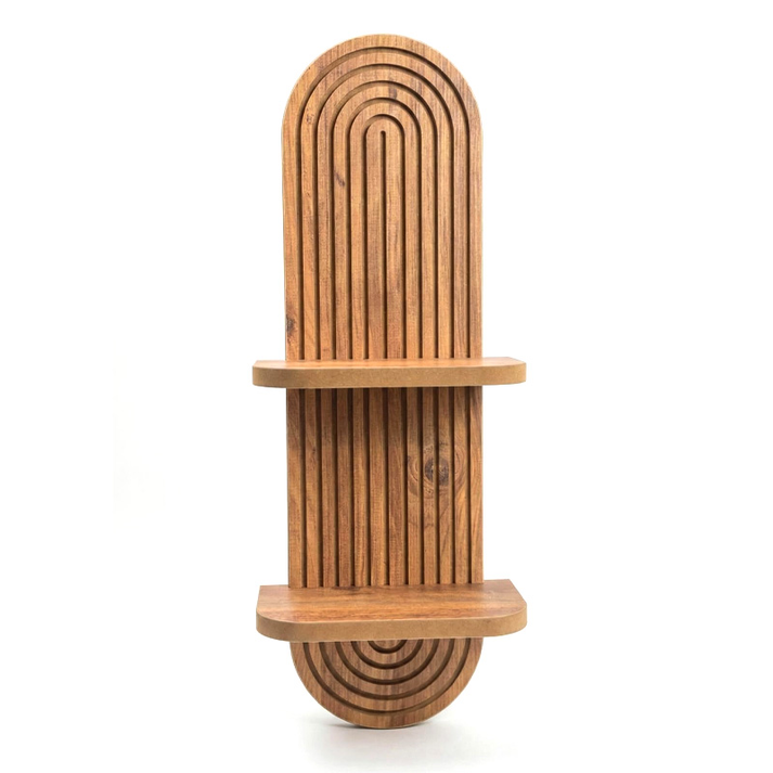 Ραφιέρα τοίχου Artwill Mdf χρώμα oak 26x13x70εκ.