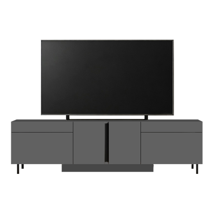 Έπιπλο τηλεόρασης Arlen με Led Rgb χρώμα ανθρακί 180x32x50εκ.