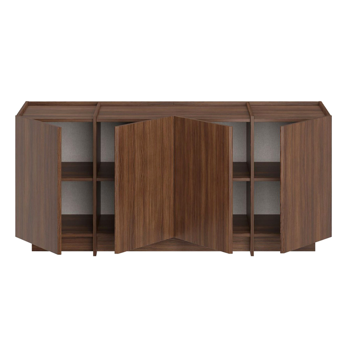 Μπουφές Dorma χρώμα καρυδί 180x45x80,2εκ.
