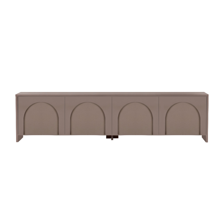 Έπιπλο τηλεόρασης Aurelia χρώμα μόκα 180x32x45εκ.