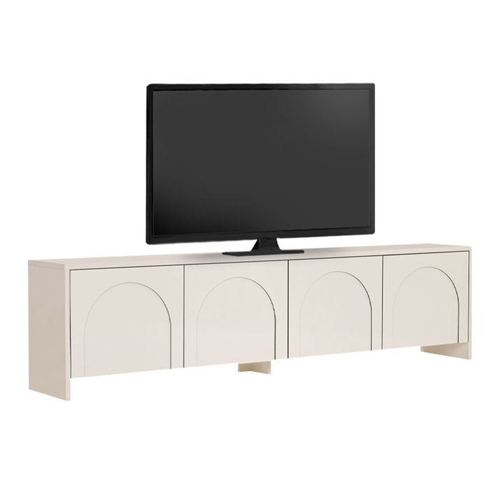Έπιπλο τηλεόρασης Aurelia χρώμα κρεμ 180x32x45εκ.