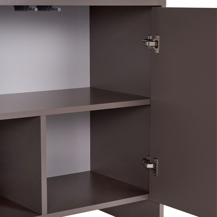 Μπουφές Aurelia χρώμα μόκα 180x45x80εκ.