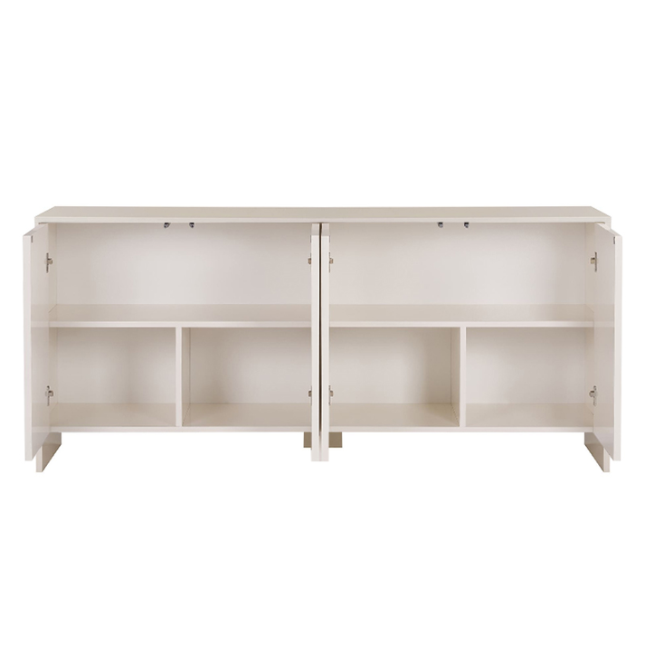 Μπουφές Aurelia χρώμα κρεμ 180x45x80εκ.