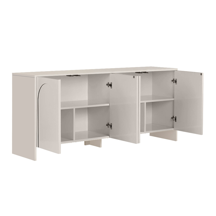 Μπουφές Aurelia χρώμα κρεμ 180x45x80εκ.