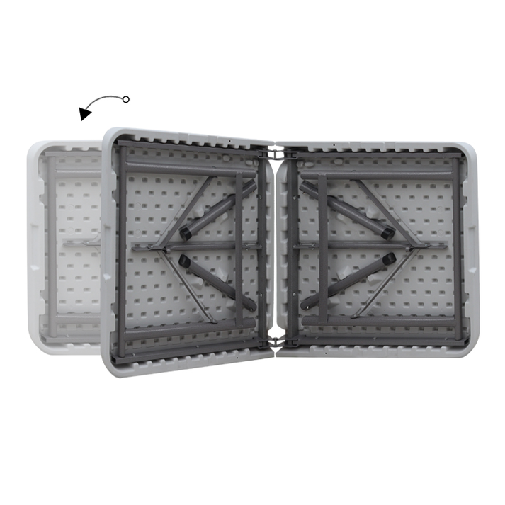 Τραπέζι catering - συνεδρίου Capri πτυσσόμενο - βαλίτσα χρώμα λευκό του πάγου 120x60x74εκ.