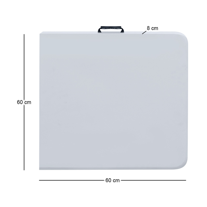 Τραπέζι catering - συνεδρίου Capri πτυσσόμενο - βαλίτσα χρώμα λευκό του πάγου 120x60x74εκ.