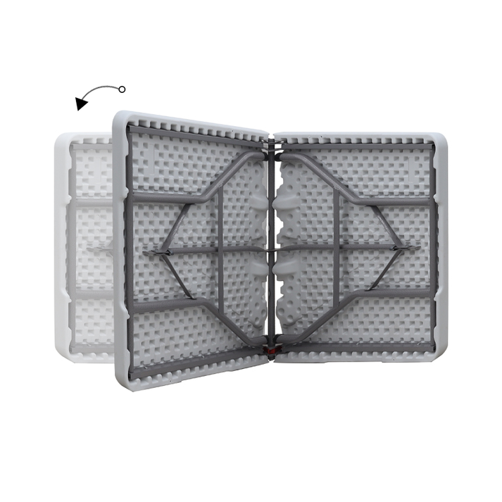 Τραπέζι catering - συνεδρίου Capri πτυσσόμενο - βαλίτσα χρώμα λευκό του πάγου 152x70x74εκ.