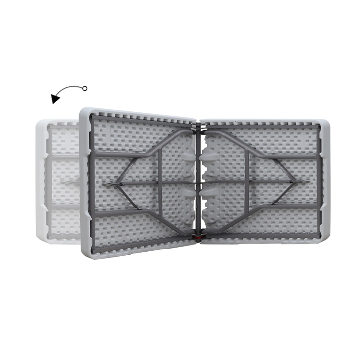 Τραπέζι catering - συνεδρίου Capri πτυσσόμενο - βαλίτσα χρώμα λευκό του πάγου 183x76x74εκ.