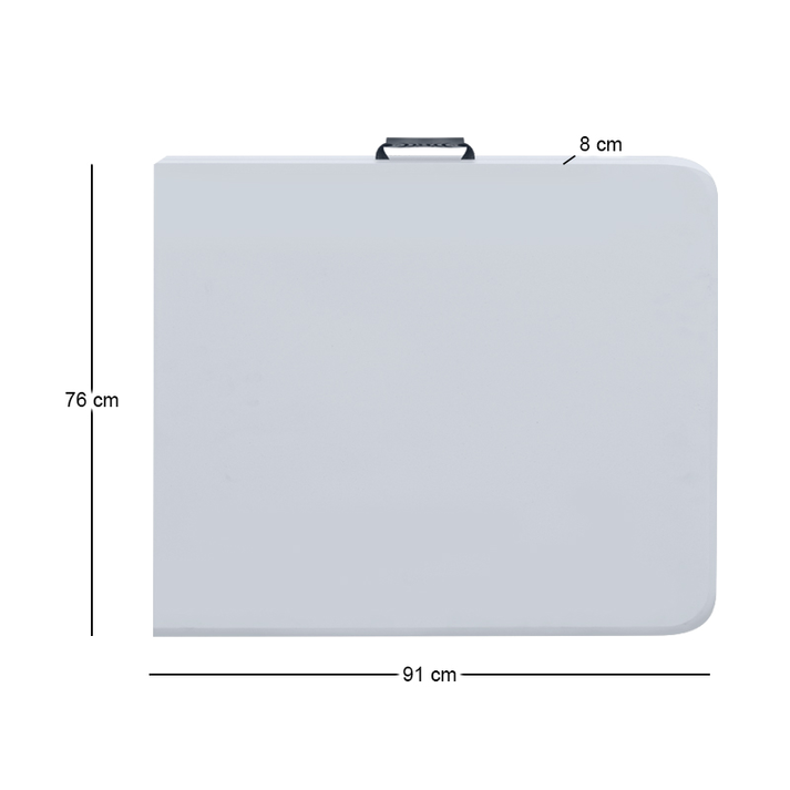 Τραπέζι catering - συνεδρίου Capri πτυσσόμενο - βαλίτσα χρώμα λευκό του πάγου 183x76x74εκ.